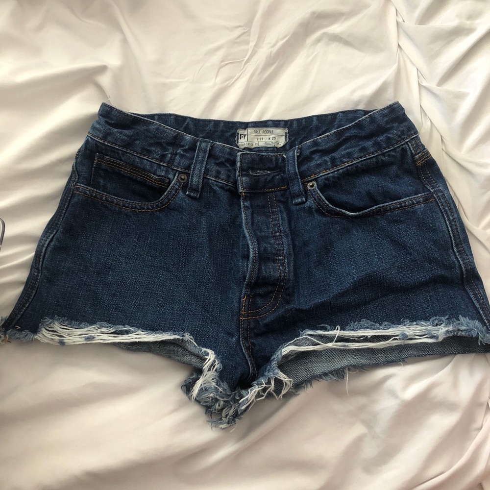 free people jean cut off shorts